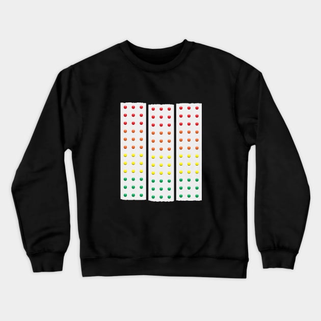 Button Candy Crewneck Sweatshirt by GloopTrekker